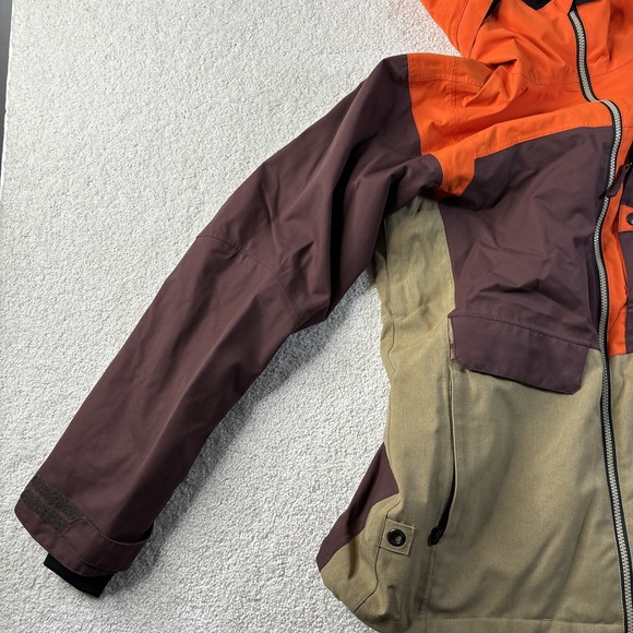 RIDE GEORGETOWN SNOWBOARD JACKET MEN'S Small Orange Red Insulated $270 - Picture 7 of 15